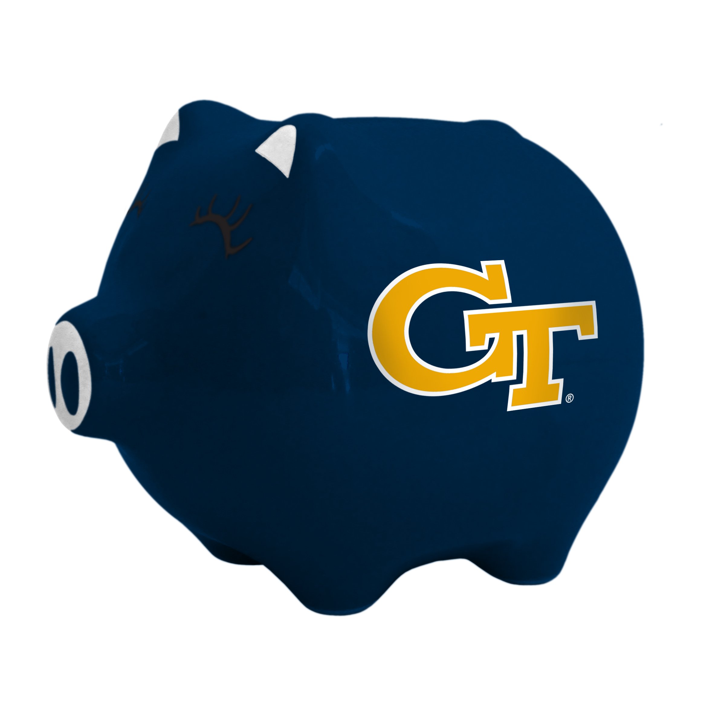 NCAA Ceramic Piggy Bank for Savings - Collectible College Sports Money Bank for Kids & Adults - Perfect for Gifts, Home Decor, and Financial Education