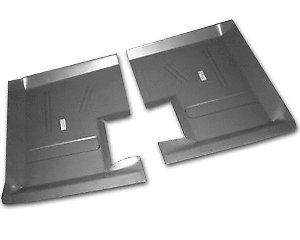 1960-1965 Ford Falcon, Comet & Ranchero Rear Floor Pans Pair - Perfect Fit Replacement for Rust Repair & Restoration Projects