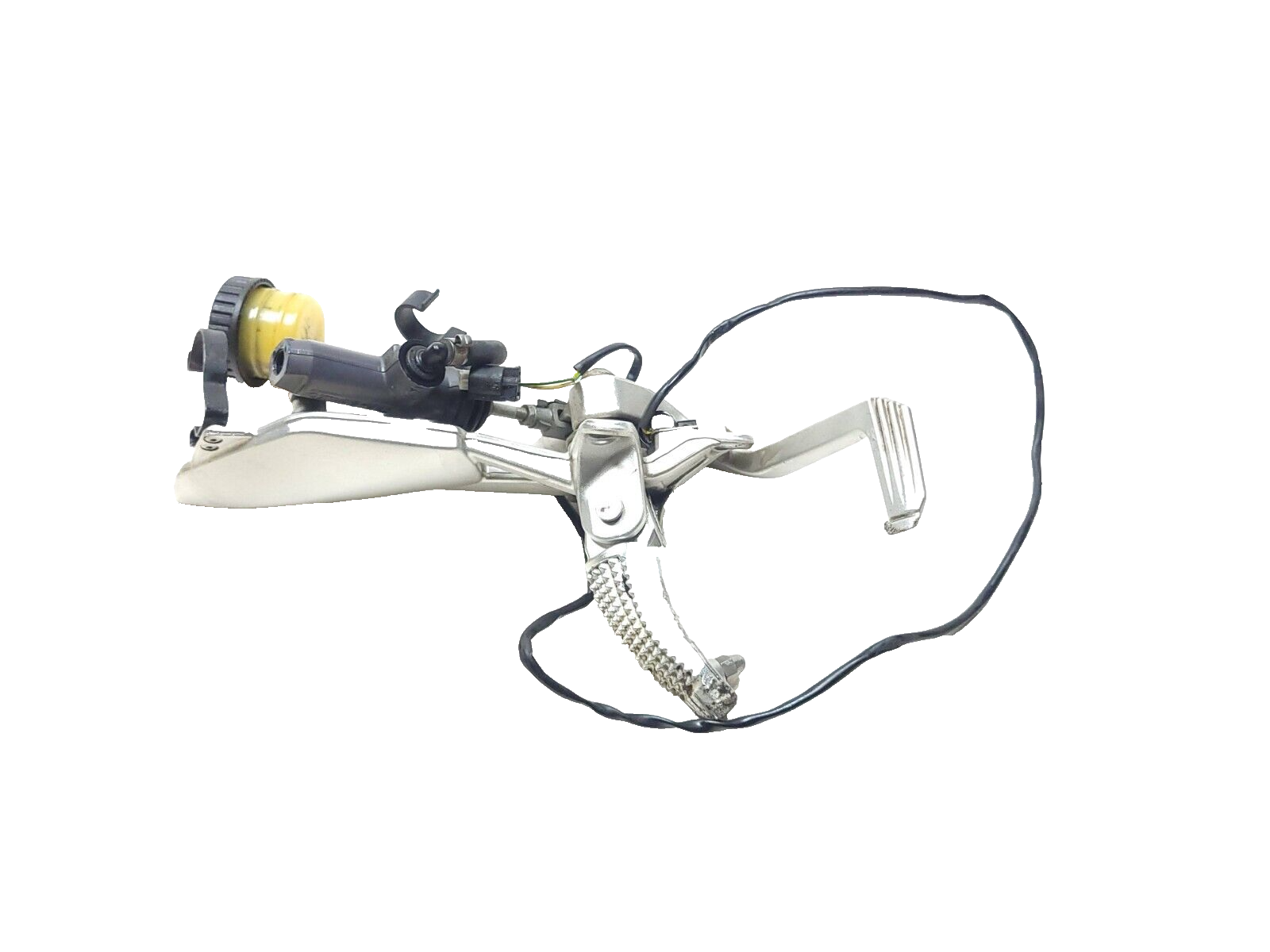 05-08 BMW K1200R K1200 Right Front Foot Peg & Brake Pedal with Master Cylinder - OEM Replacement Part for Motorcycle Repair & Riding Comfort