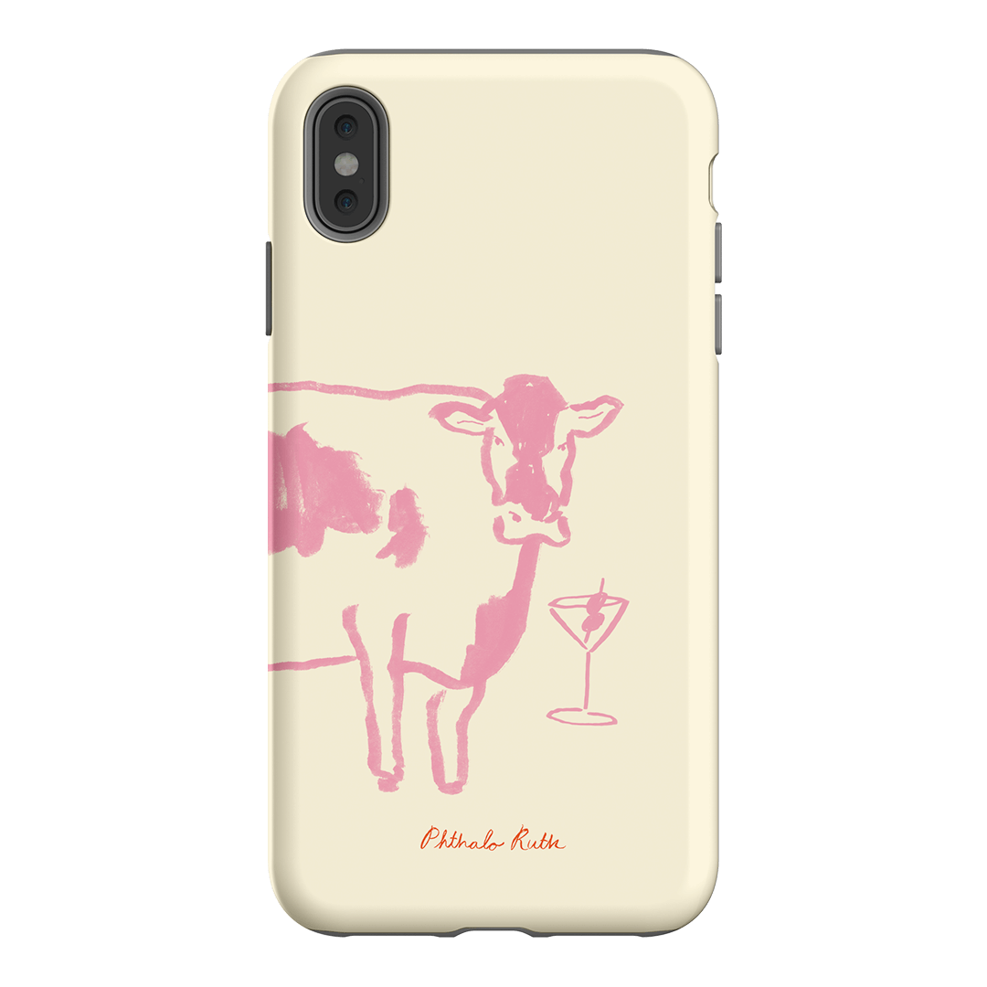 Pink iPhone Case for Women - Cute & Trendy Mootini Design, Slim Protective Cover for iPhone 13/14/15 - Perfect for Everyday Use, Work & Travel