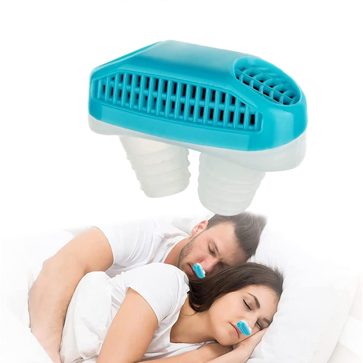 Anti Snoring Nose Clip - Stop Snoring Device for Men & Women | Comfortable Breathing Aid for Better Sleep | Air Purifier for Snoring Relief | Perfect for Travel, Home & Office Use