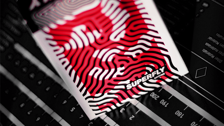 Superfly Spitfire Playing Cards - Premium Red Deck for Poker, Magic Tricks & Card Games | Perfect for Parties, Travel & Collectors
