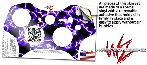 Purple XBOX 360 Controller Vinyl Skin - WraptorSkinz Decal for Gaming Protection