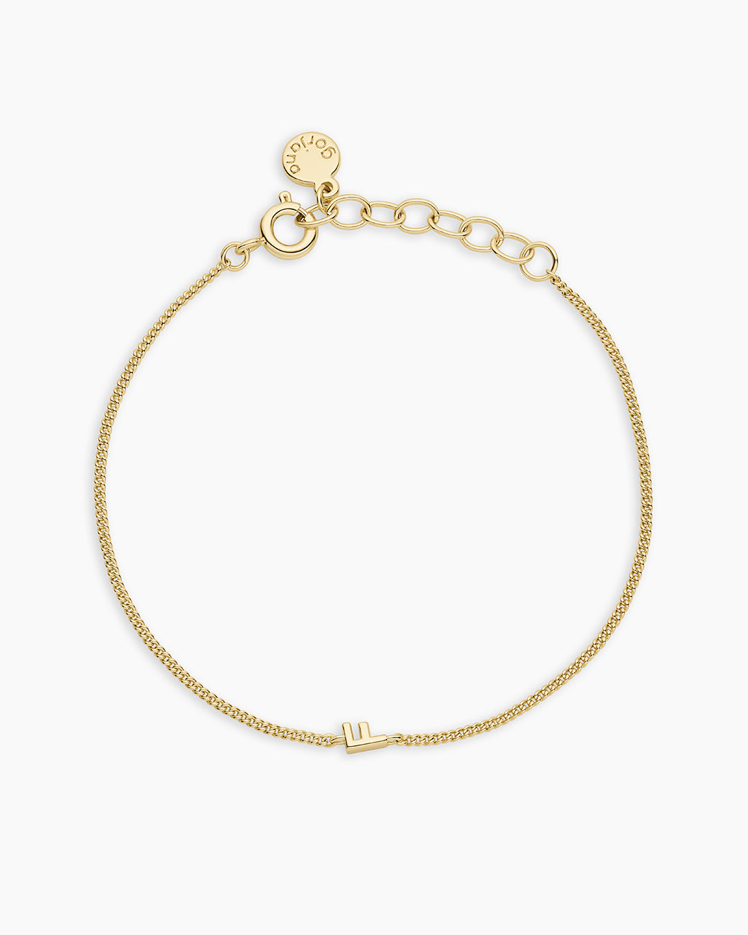 Wilder Mini Alphabet Bracelet - Personalized Initial Letter Bracelet for Women & Girls - Trendy Stackable Jewelry for Everyday Wear & Gifts