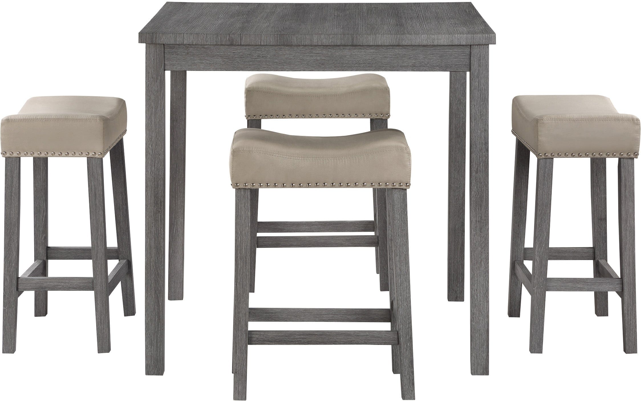 Office Star Celina 5-Piece Counter Height Dining Set [CEL3636] - Perfect for Small Kitchens, Breakfast Nooks & Modern Apartments