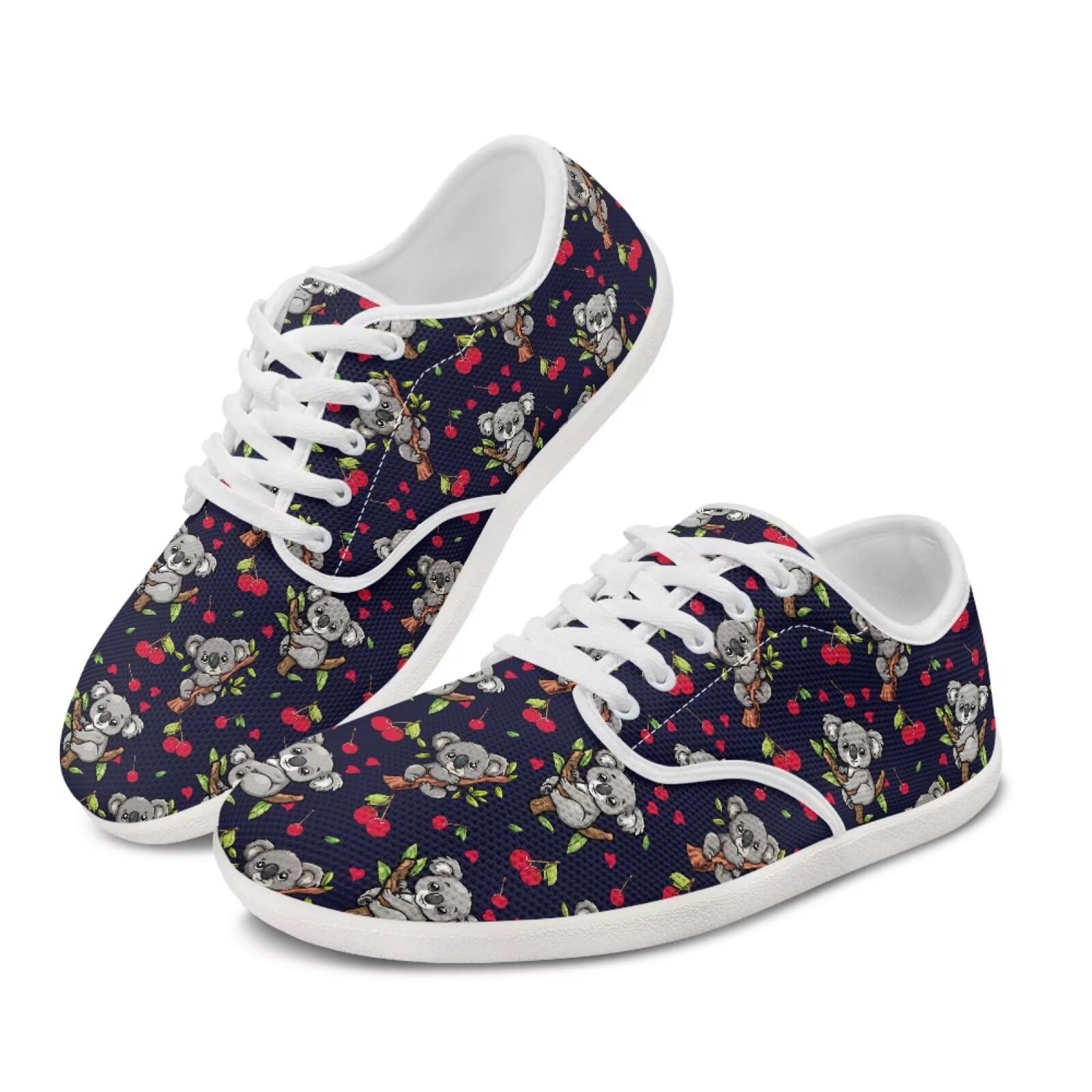 Coloranimal Women's Barefoot Shoes - Wide Toe Box Athletic Shoes for Walking, Running & Tennis | Breathable Mesh Zero Drop Minimalist Shoes | Perfect for Gym, Travel & Outdoor Activities