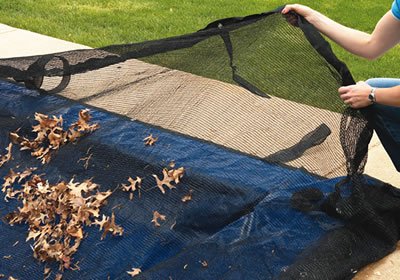 25ft x 50ft Rectangle Pool Leaf Net Cover - Heavy Duty Protection for In-Ground & Above Ground Pools | Keeps Leaves, Debris Off Winter Pool Cover | Perfect for Fall Season & Winter Storage
