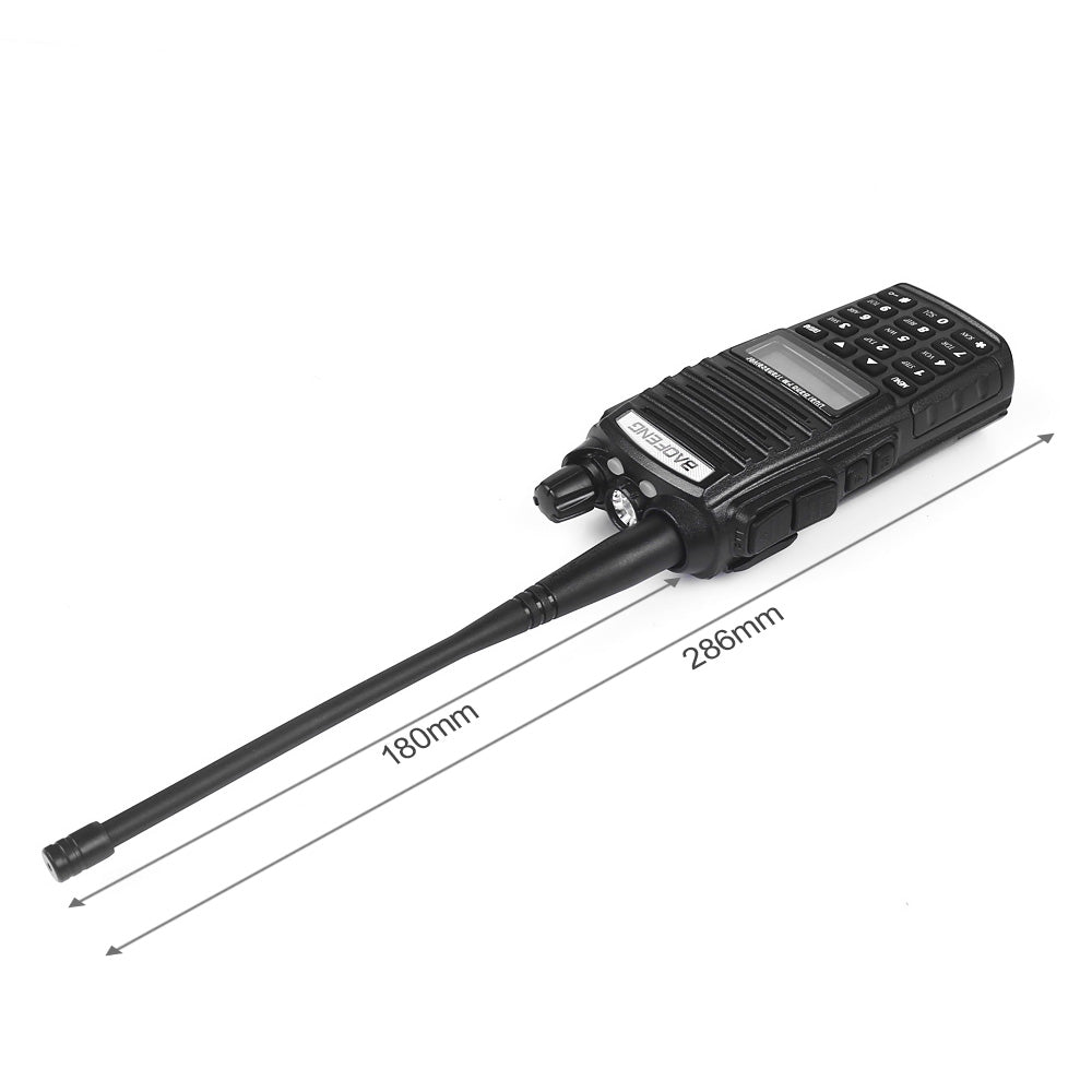 Baofeng UV-82L Two-Way Radio Walkie Talkie - Long Range Communication for Outdoor, Camping, Hiking & Emergency Use (Open Box)