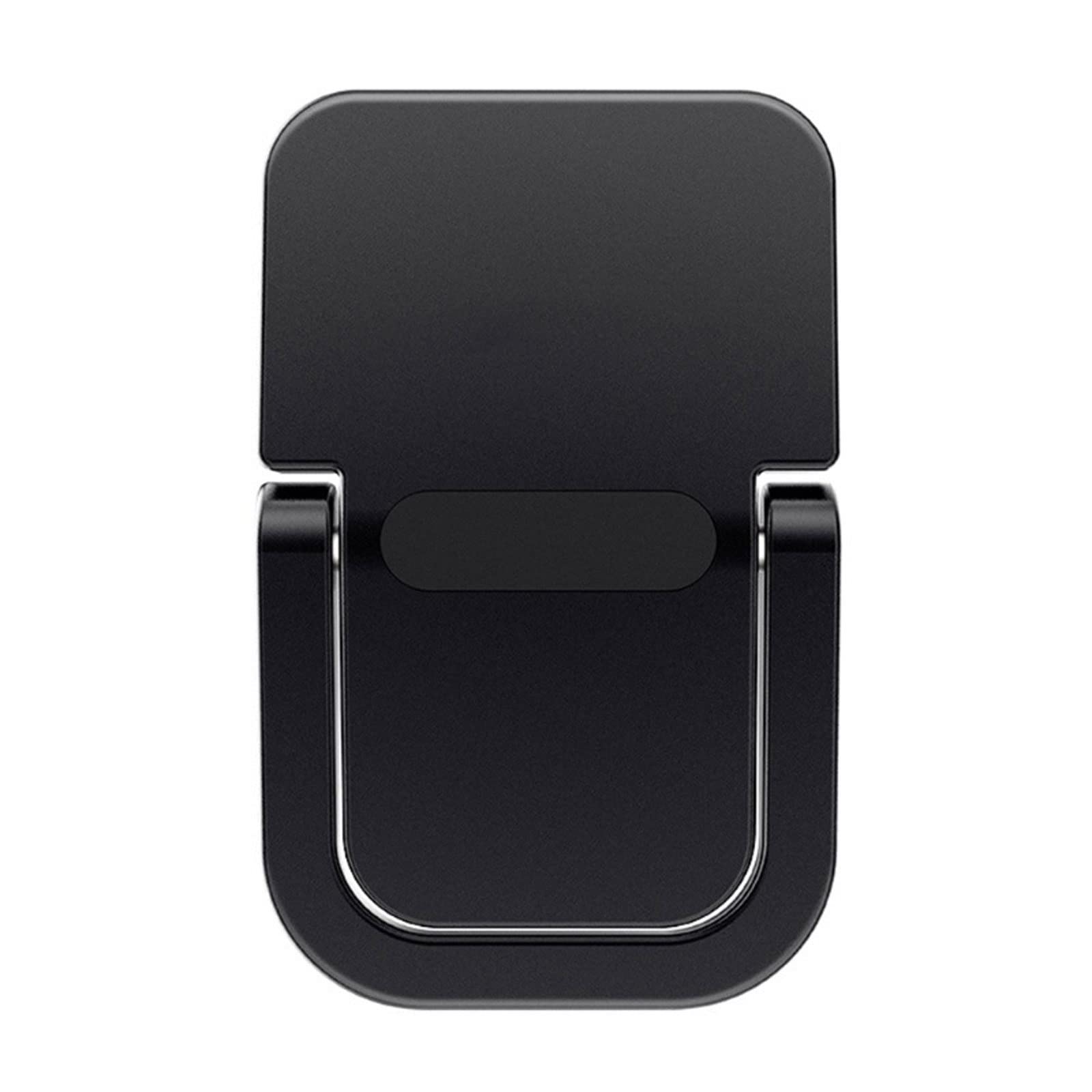 Portable Laptop Stand Holder - Adjustable Ergonomic Cooling Riser for Notebook & MacBook, Lightweight & Foldable, Heat Reduction & Better Airflow (Black) - Perfect for Home Office, Travel, and Workspace Ergonomics