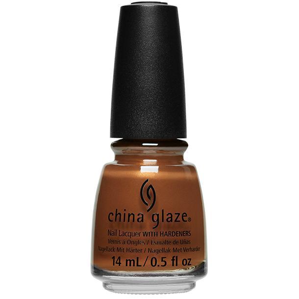 China Glaze Nail Polish - Bronze Ambition #84656 (0.5 oz) - Metallic Bronze Nail Lacquer for Professional Salon & Home Manicures