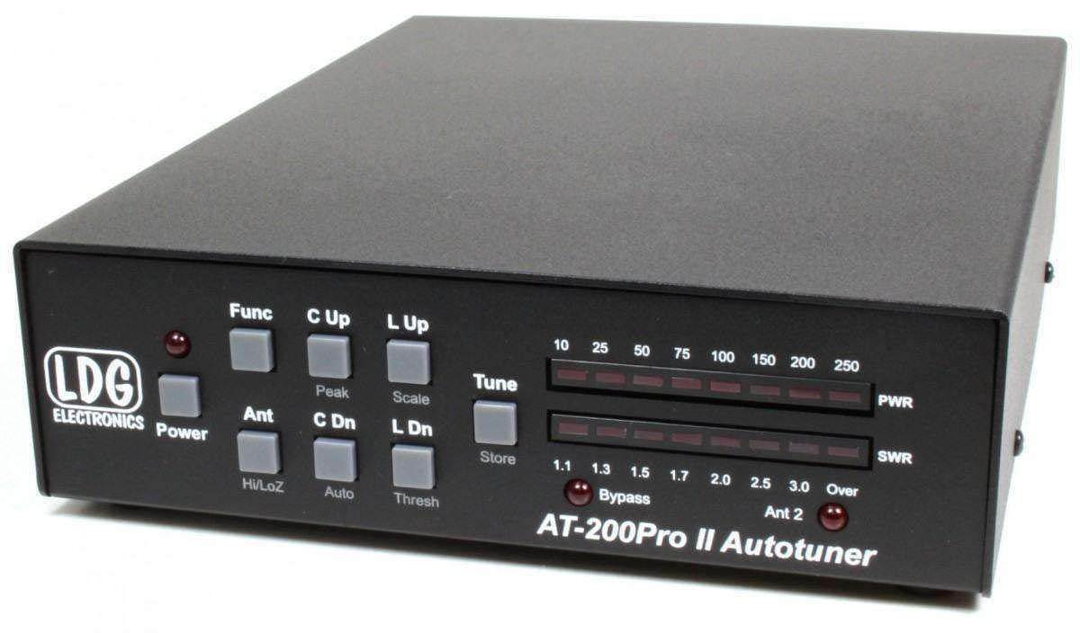 AT-200PROII LDG Electronics Automatic Antenna Tuner 1.8-54 MHz, 5-250 Watts SSB & CW - 100W 6M, 75W Digital Modes - 2 Year Warranty - Perfect for Ham Radio, Emergency Communications & Field Operations