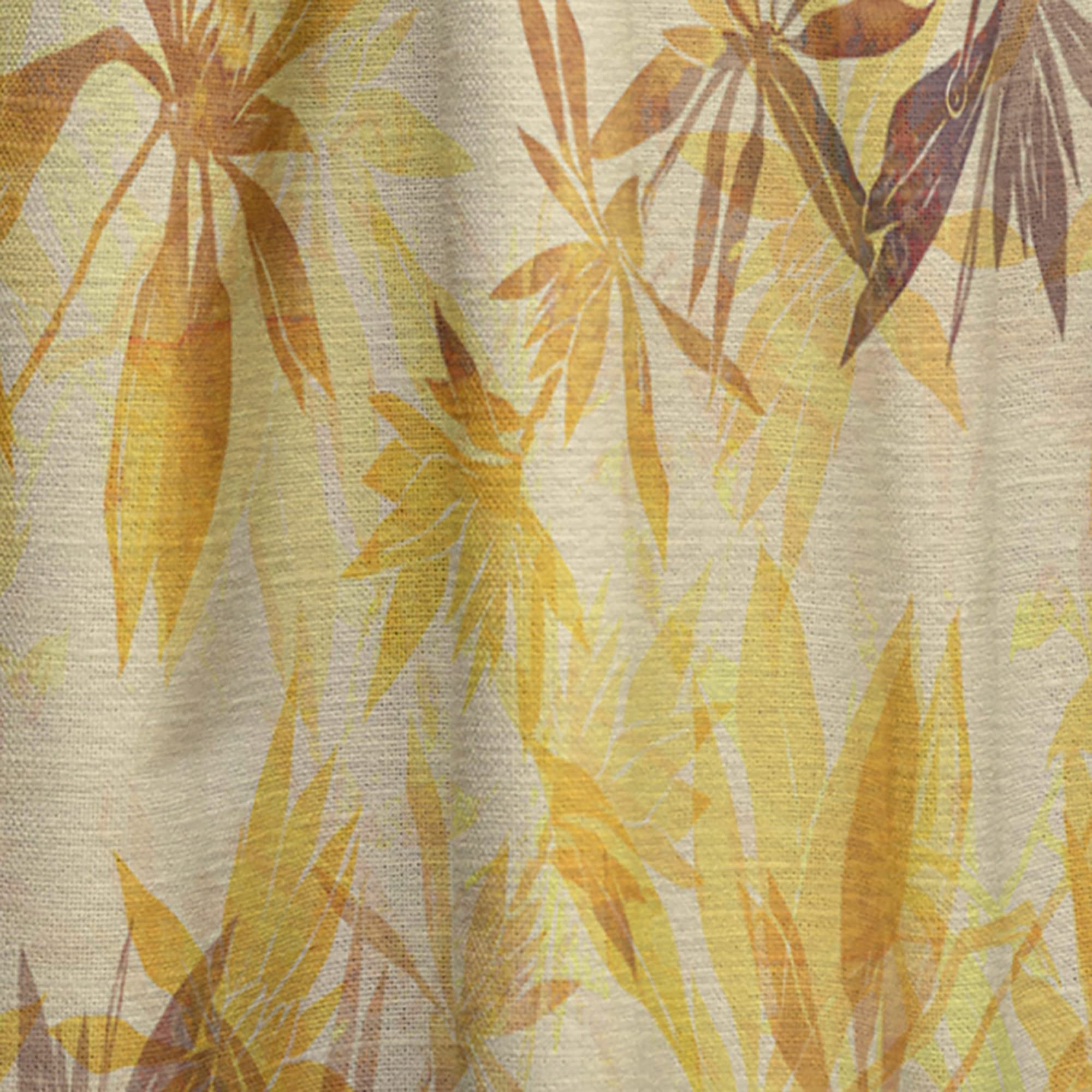 DesignQ Thermal Insulated Abstract Herb Mix Pattern Curtains - Single Panel 52x108 - Blackout Drapes for Bedroom & Living Room - Perfect for Home Decor, Privacy & Energy Efficiency