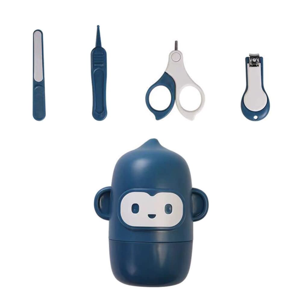 Healeved Baby Nail Clipper Set - Safe Infant Nail Trimmer Kit with Nail File, Scissors & Storage Box | Newborn Baby Grooming Tools for Gentle Nail Care | Perfect for Home, Travel & Diaper Bag Essentials