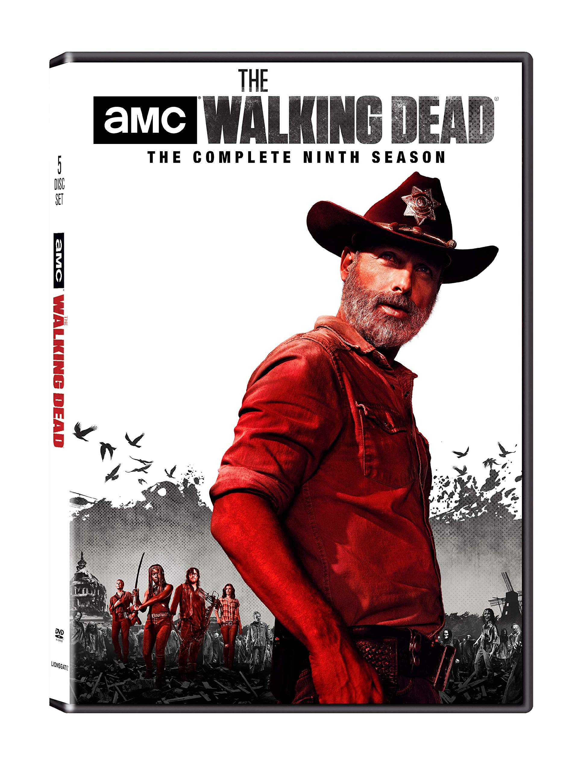 The Walking Dead Season 9 DVD Box Set - Complete Episodes | Horror TV Series | Post-Apocalyptic Drama | Perfect for Halloween Binge-Watching & Zombie Fans