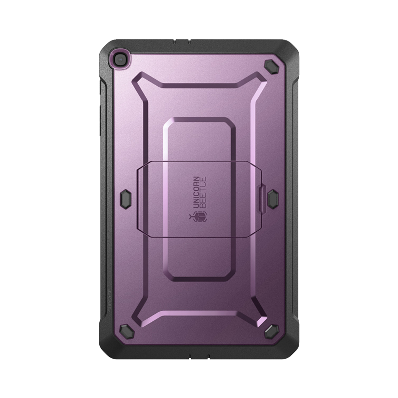 Samsung Galaxy Tab A 10.1 Inch (2019) Protective Case - Unicorn Beetle Pro Series Full-Body Rugged Cover with Built-in Screen Protector in Metallic Purple | Perfect for Travel, Work & Outdoor Activities