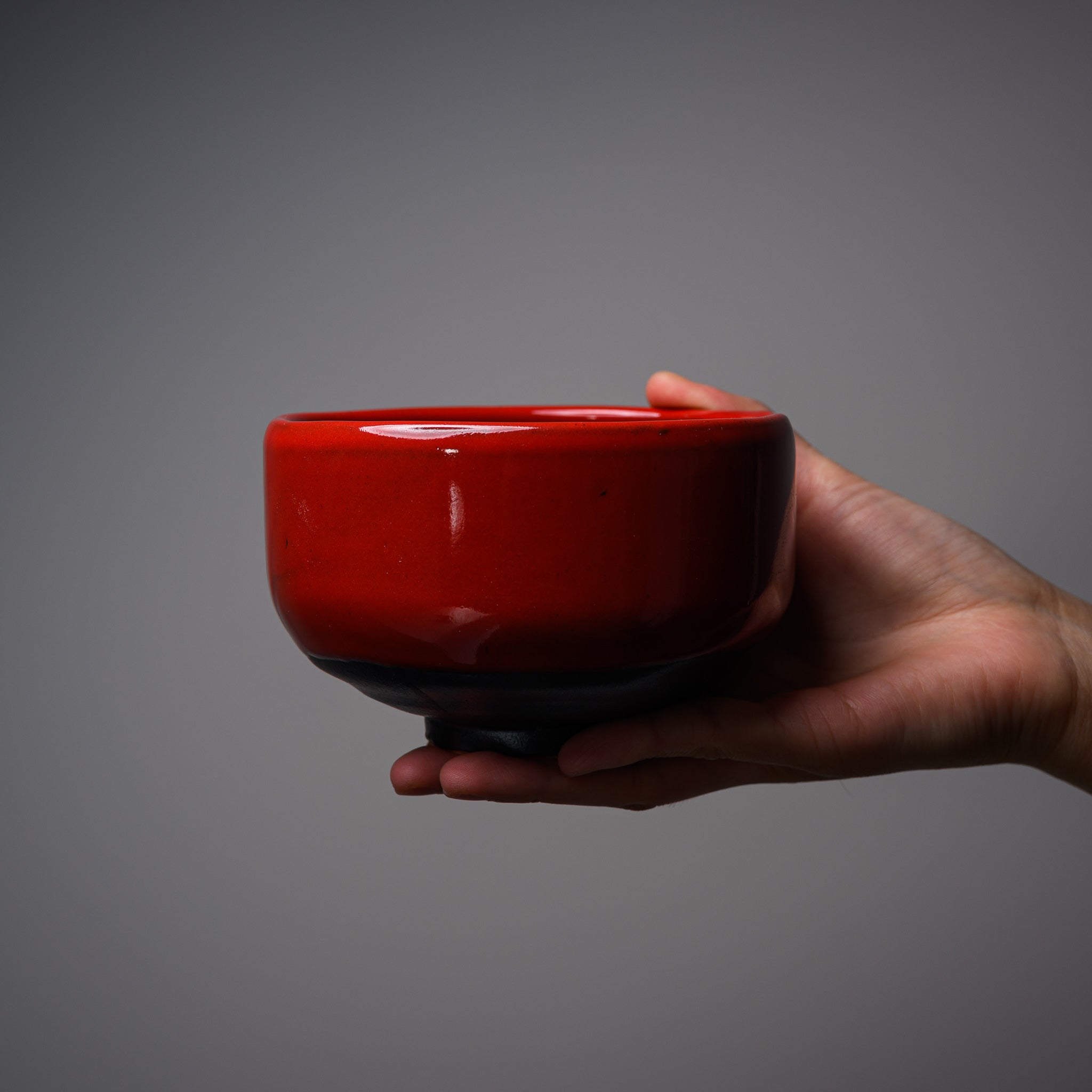 Premium Japanese Matcha Bowl - Handcrafted Crimson Ceramic Tea Set for Traditional Tea Ceremony | Perfect for Matcha, Green Tea, Zen Meditation & Japanese Tea Culture Enthusiasts
