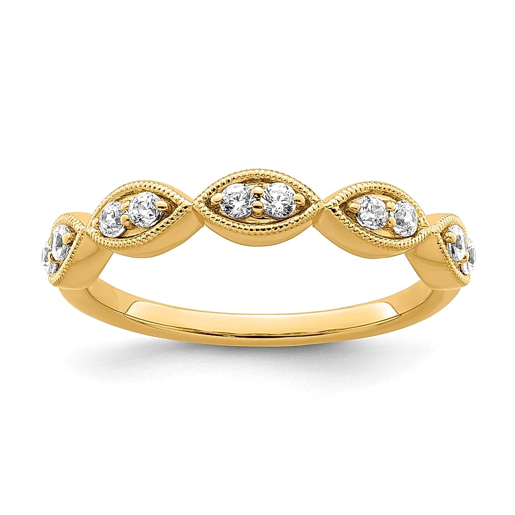 14K White Gold Lab Diamond Ring for Women - Wedding & Gift Jewelry