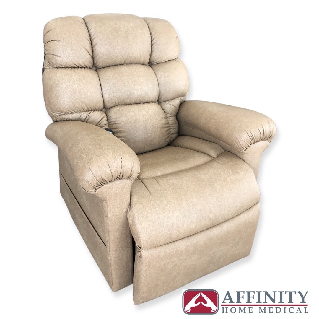 Cloud PR 515 MaxiComfort Lift Chair with Twilight Luxury Fabric - Saddle Brisa - Perfect for Elderly Comfort, Home Theater, and Living Room Relaxation