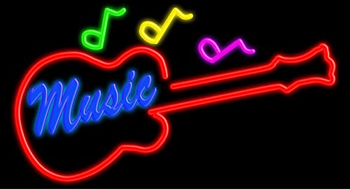 Custom Music Themed Neon Sign #10683 - Handmade in USA - Perfect for Bars, Restaurants, and Home Decor