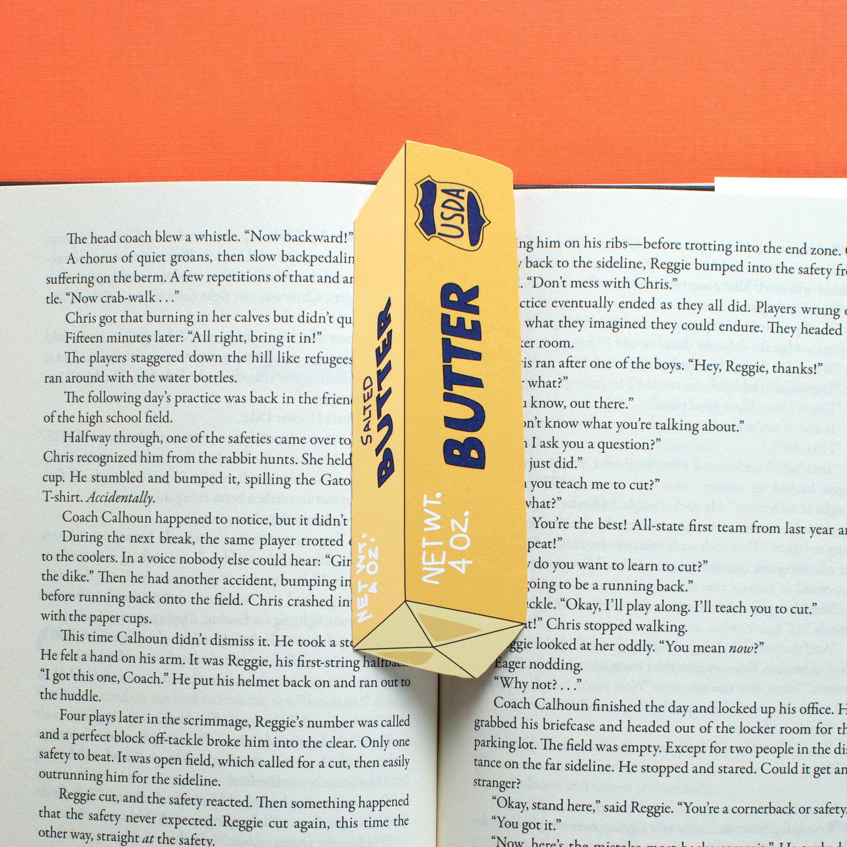 Butter Bookmark - Fun and Unique Book Accessory for Book Lovers - Perfect for Cooking Enthusiasts & Reading Gifts