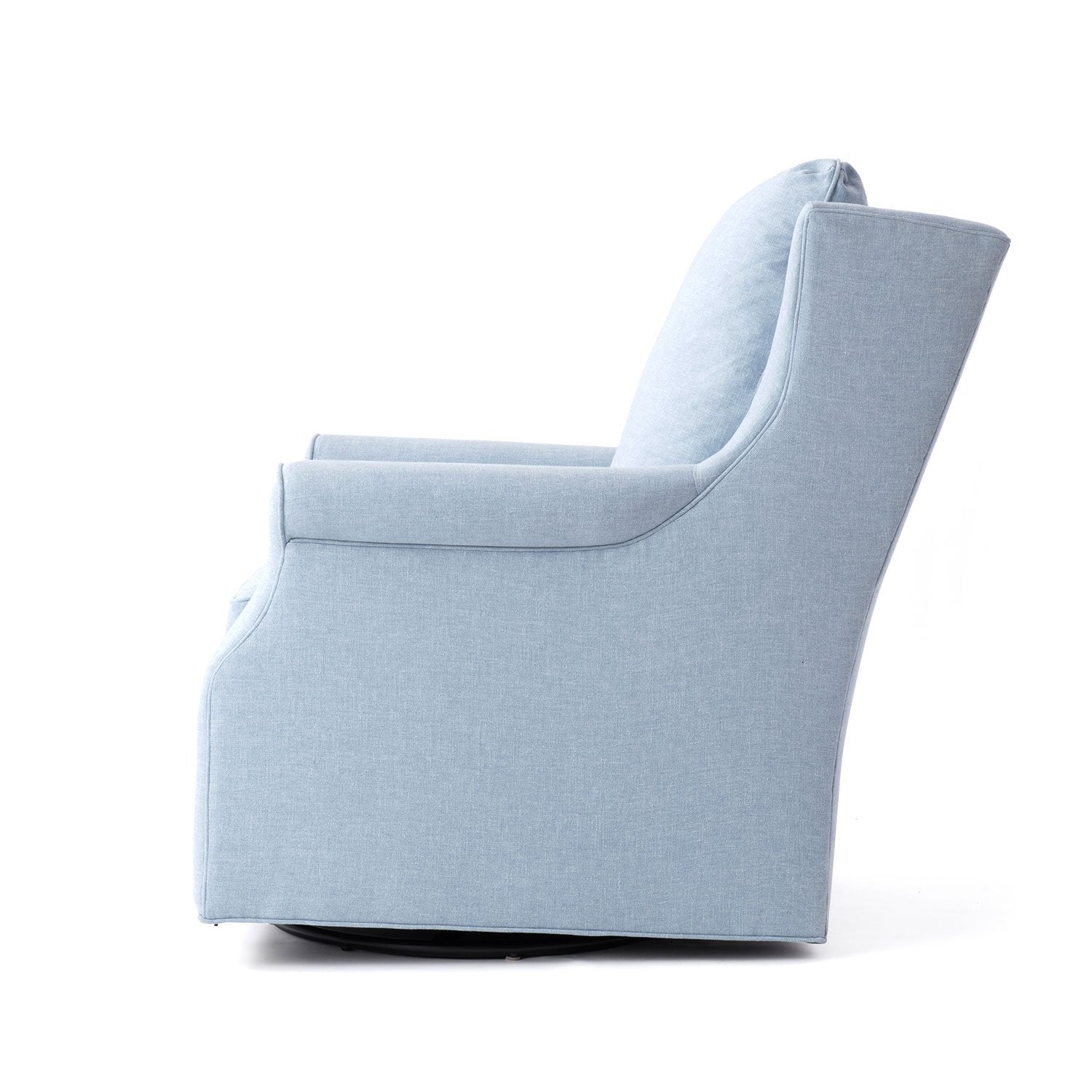Hudson Swivel Glider Recliner Chair - 360 Degree Rotating Rocker with Ottoman - Perfect for Living Room, Nursery & Relaxation