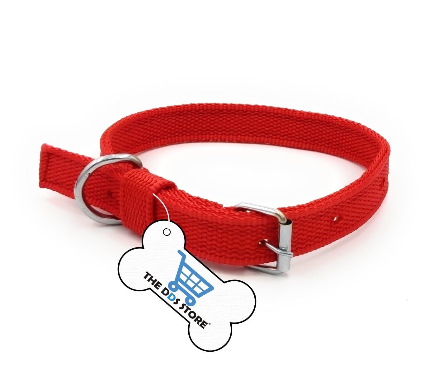 Durable Adjustable Nylon Dog Collar for Small Medium Large Dogs - Comfortable Pet Collar for Daily Walking, Jogging & Outdoor Activities (Medium 13-16.5
