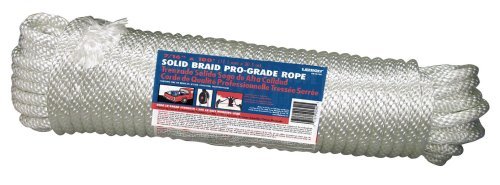 White 7/16 Inch x 100 Feet Rope Sling Board - Perfect for Marine, Construction & Outdoor Activities
