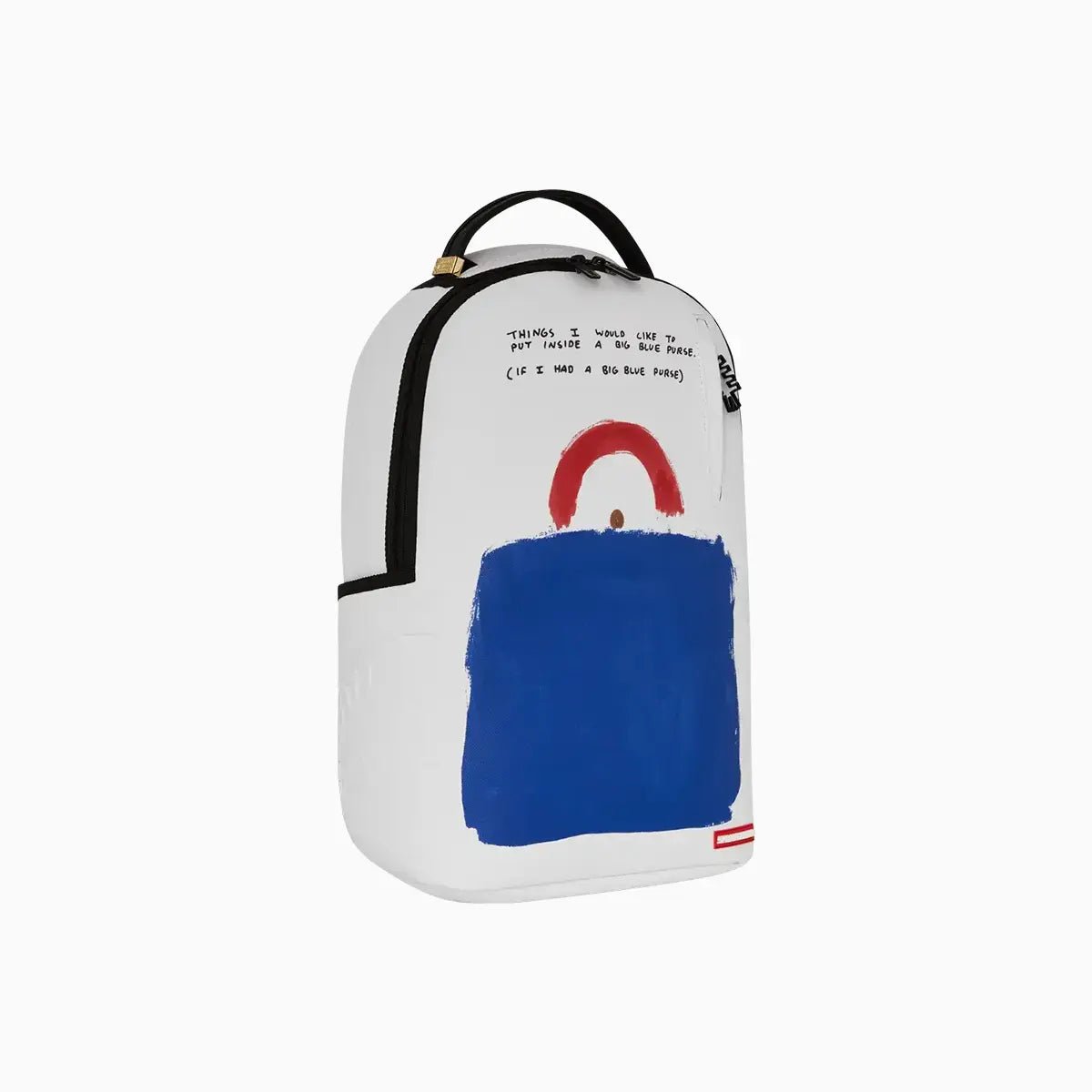 Keith Haring Embossed Shark Print Backpack - Stylish Unisex Laptop Bag for School, Work & Travel | Durable Water-Resistant Design with Adjustable Straps