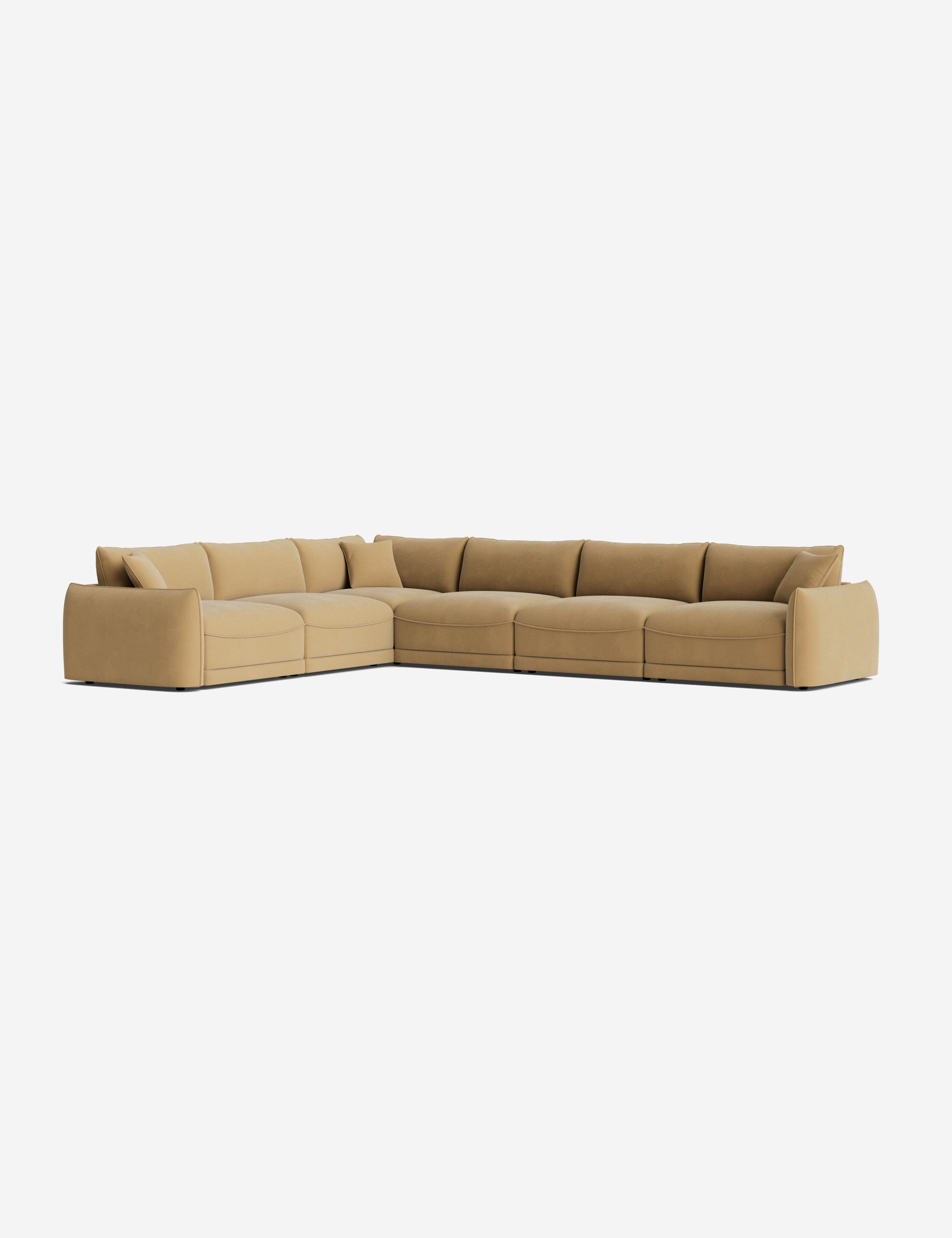 Balmer Modular Corner Sectional Sofa - L-Shaped Couch with Reversible Chaise, Modern Living Room Furniture for Small Spaces - Perfect for Apartments, Condos & Cozy Homes