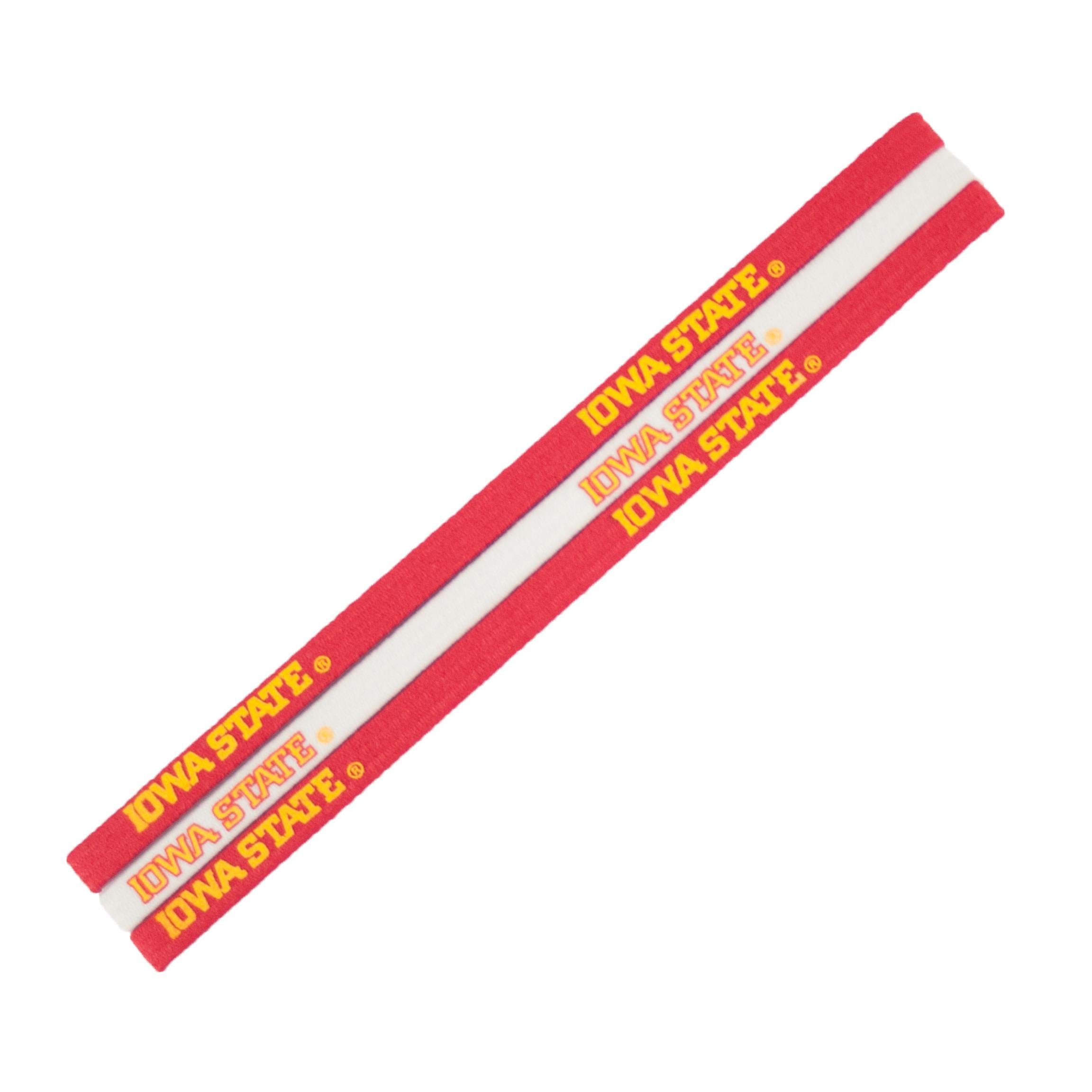 Littlearth Unisex-Adult NCAA Iowa State Cyclones Elastic Headband - Team Color, One Size - Perfect for Sports, Workouts, and School Spirit Events