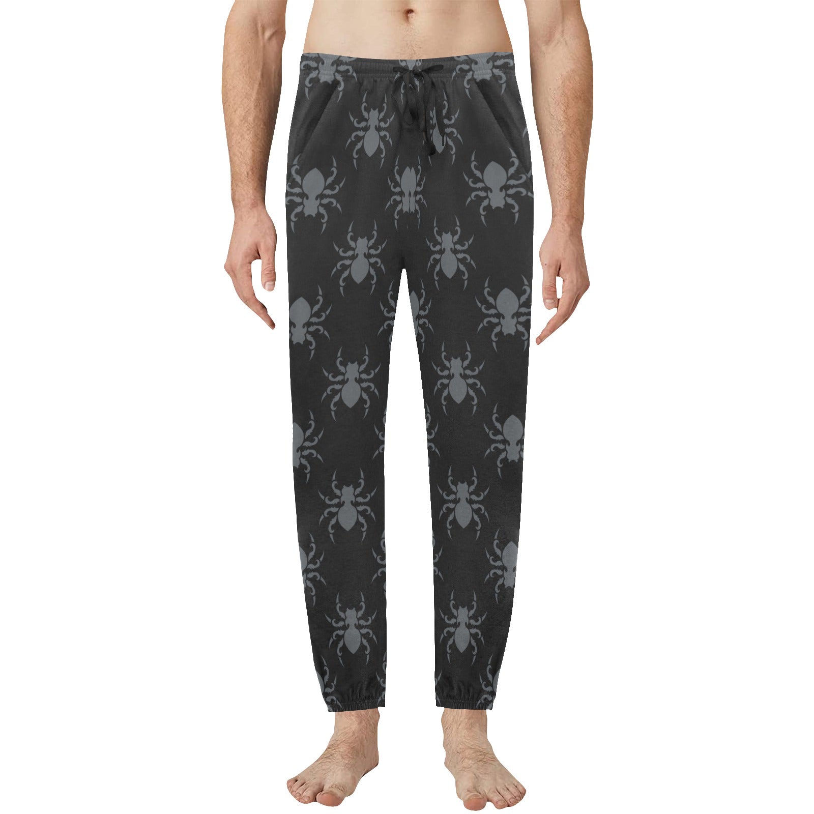 Gothic Spider Print Joggers for Women - Halloween Goth Pants, Streetwear Casual Sweatpants - Perfect for Halloween Costumes, Gothic Fashion, and Everyday Wear