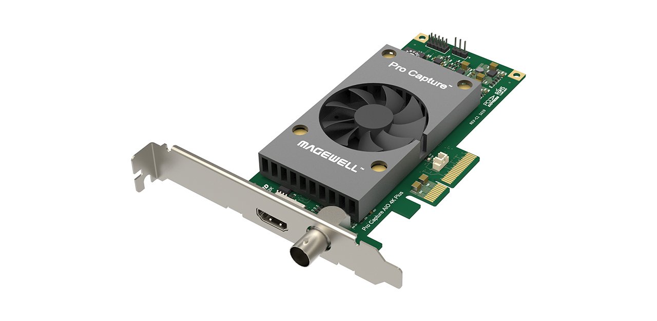 Magewell Pro Capture AIO 4K Plus HDMI Video Capture Card for Live Streaming, Gaming & Recording - 4K60 HDR USB 3.0 Capture Device for PC, Mac, PS5, Xbox Series X - Perfect for Content Creators & Gamers