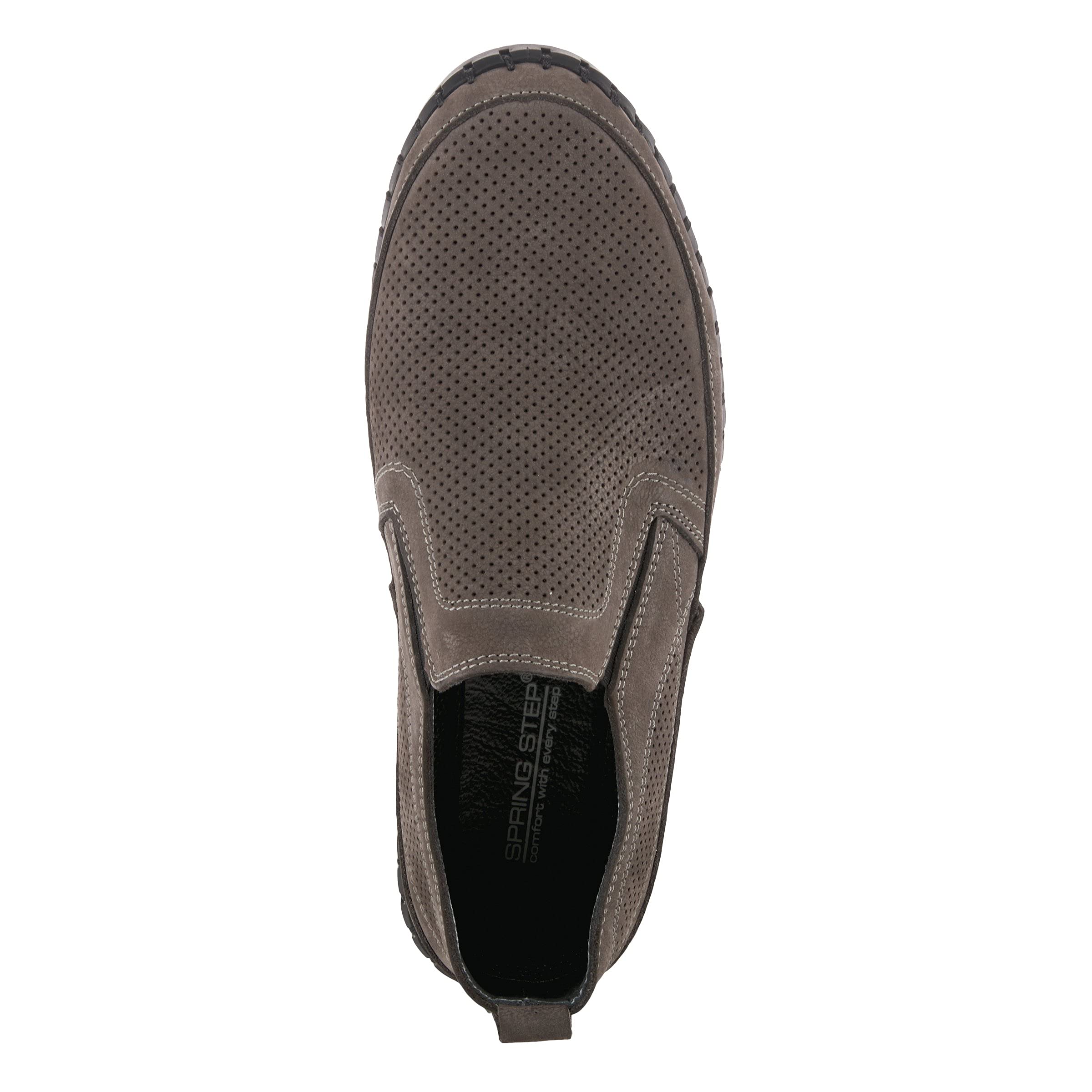 Spring Step Men's Mateo Slip-On Comfort Casual Shoes - Lightweight & Breathable for Walking, Travel & Everyday Wear
