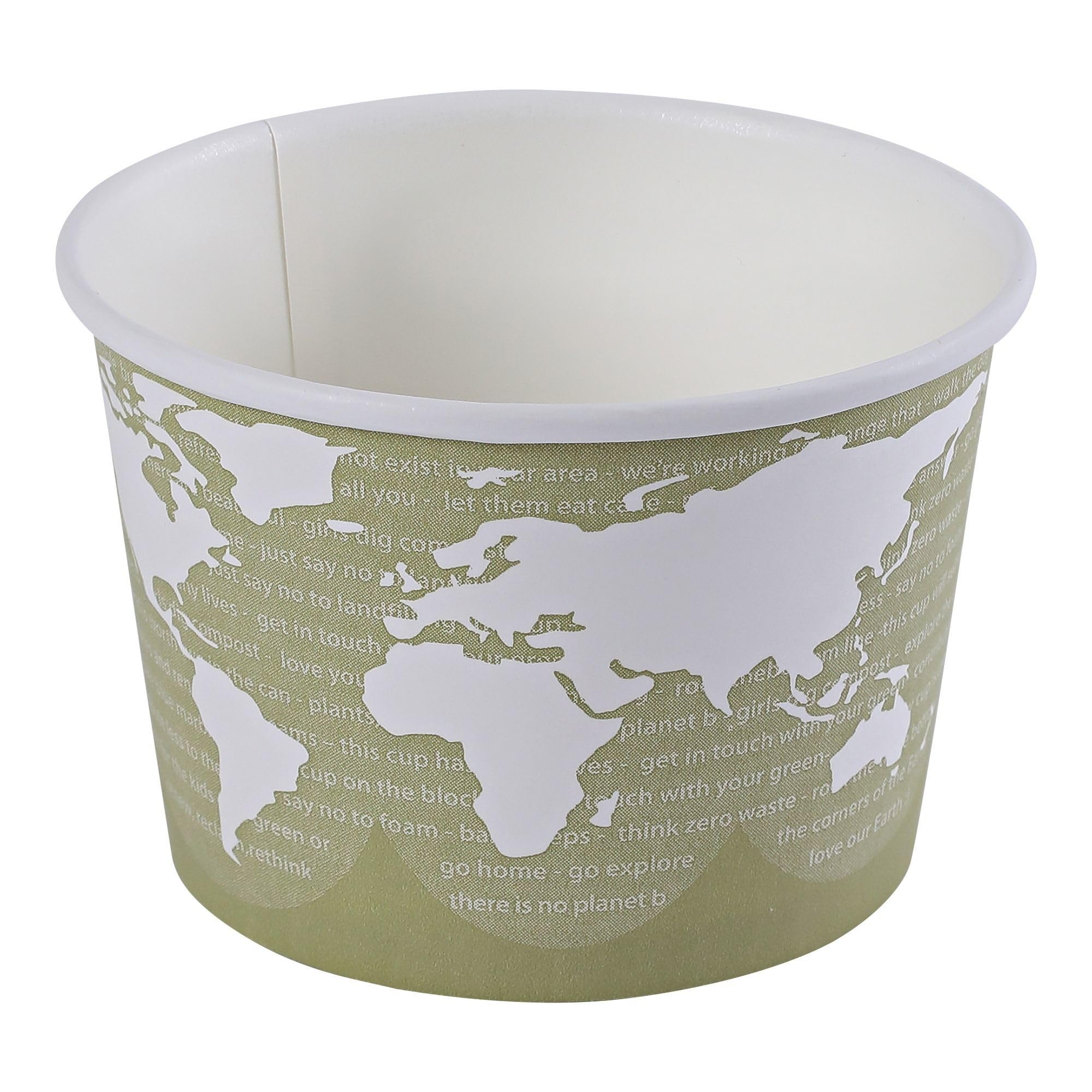 Eco-Friendly Compostable 16oz Paper Food Bowls with PLA Lining - 500 Count Case | BPI-Certified, ASTM Compliant Disposable Containers | Perfect for Restaurants, Catering & Eco-Conscious Events