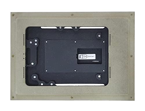Invisible Flush Mount for iPad Air 4th Gen (2020) with Grills - Secure Wall Mounting Bracket for Home & Office Use