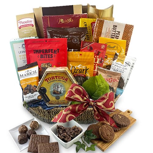 Premium Gourmet Chocolate Gift Box - Handcrafted Belgian Dark & Milk Chocolates for Holidays, Birthdays & Corporate Gifting | Valentine's Day, Christmas, Anniversary & Thank You Present Ideas
