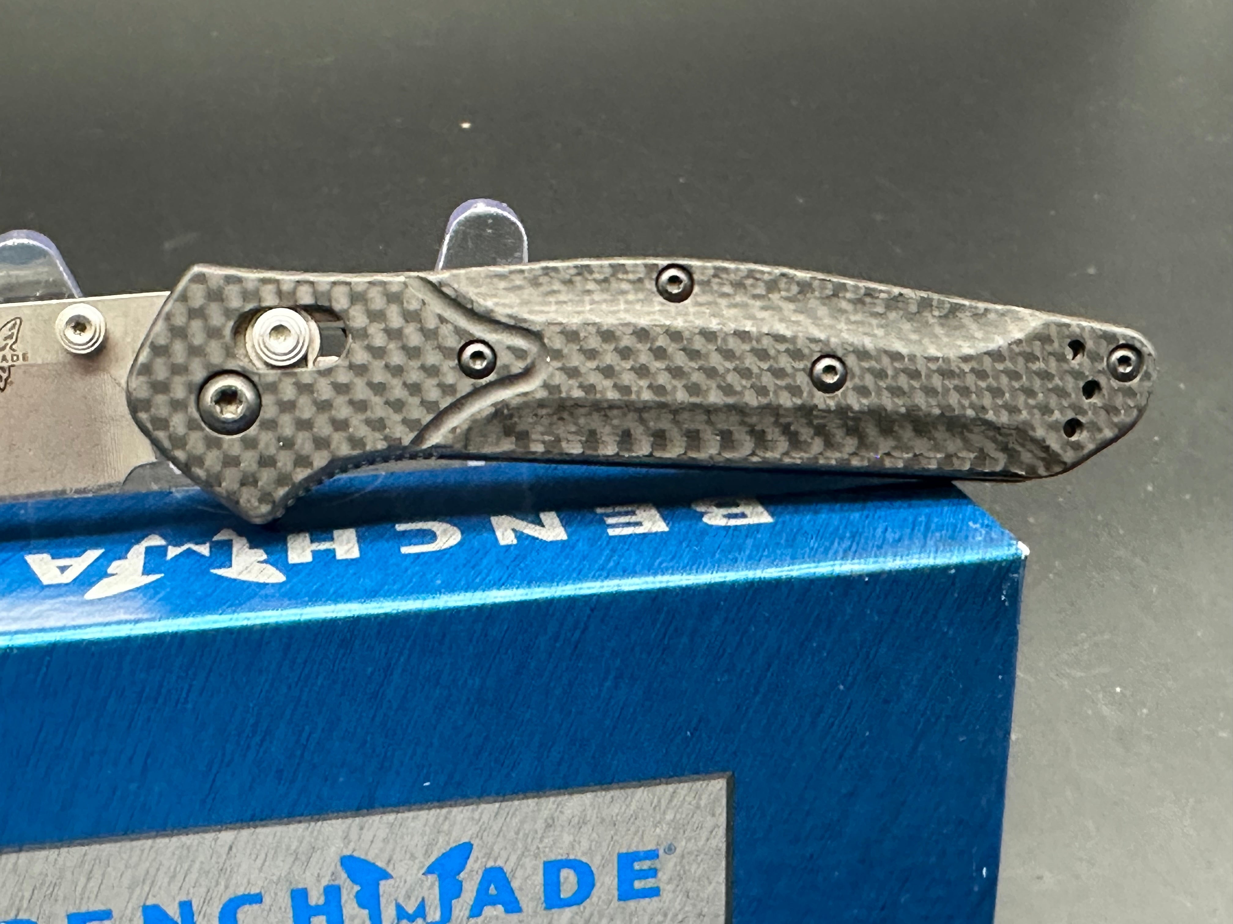 Benchmade Osborne 940 Folding Knife - Black G10 Scales, Clip Point Blade, Satin S90V Steel | EDC, Outdoor, Camping & Survival Knife