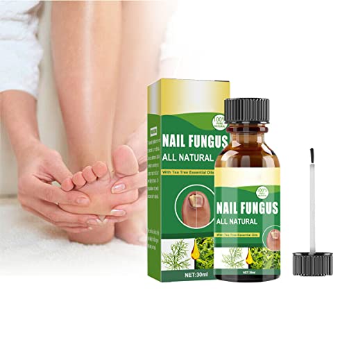 Nail Repair Serum with Tea Tree Oil - Fungal Nail Renewal Treatment for Discolored & Damaged Nails - Toenail Repair Cream & Paronychia Solution (1pc) - Perfect for Daily Nail Care & Fungal Infection Treatment