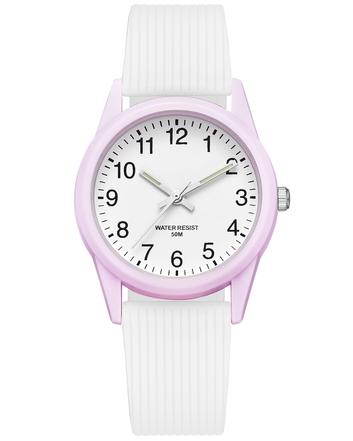 CIVO Kids Analog Watch - Waterproof, Luminous, Silicone Strap for Girls & Boys 5-12 | Perfect for Swimming & School