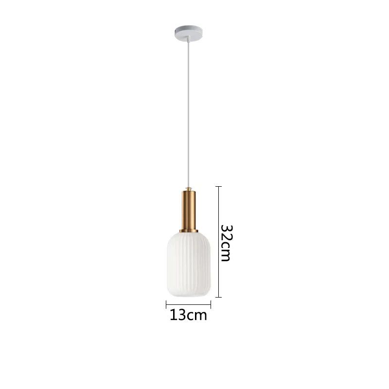 Modern Nordic Hanging LED Pendant Lights - Minimalist Ceiling Lighting for Dining Room, Kitchen Island & Bedroom Decor