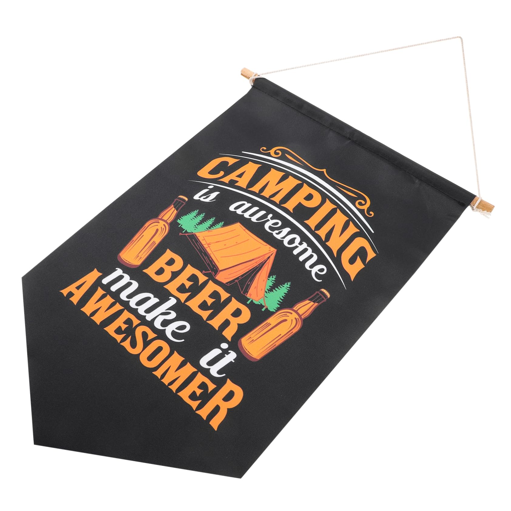 BESPORTBLE 3-Piece Chic Camping Pennant Set - Outdoor Hanging Banner for Camping, Garden, Trailer & RV Decor - Perfect for Backyard, Patio, and Picnic Decorations