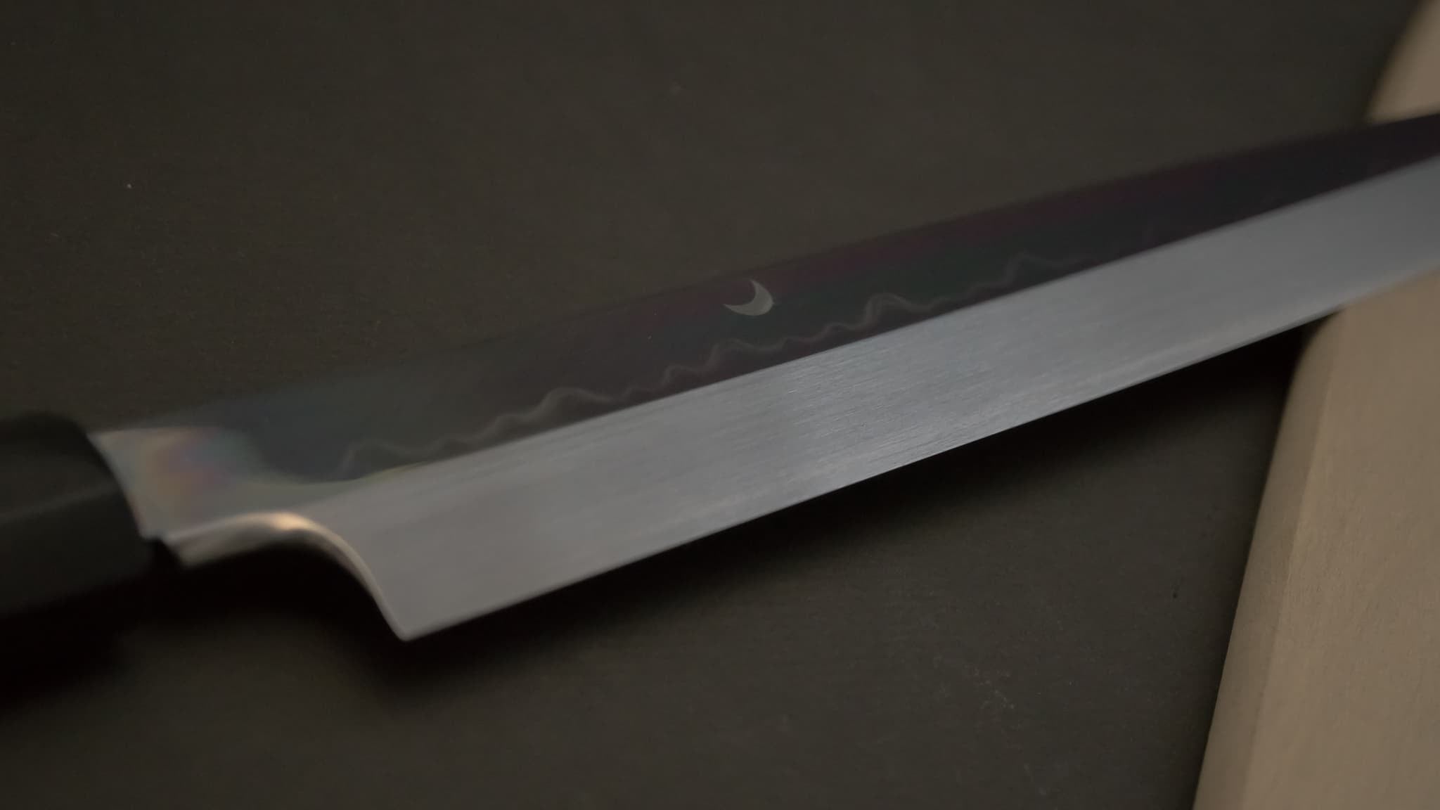 Premium Japanese Yanagiba Sushi Knife 300mm - Genkai Honyaki Sanbonsugi Blade with Shamuragi Handle - Perfect for Sushi Chefs & Japanese Cuisine Lovers