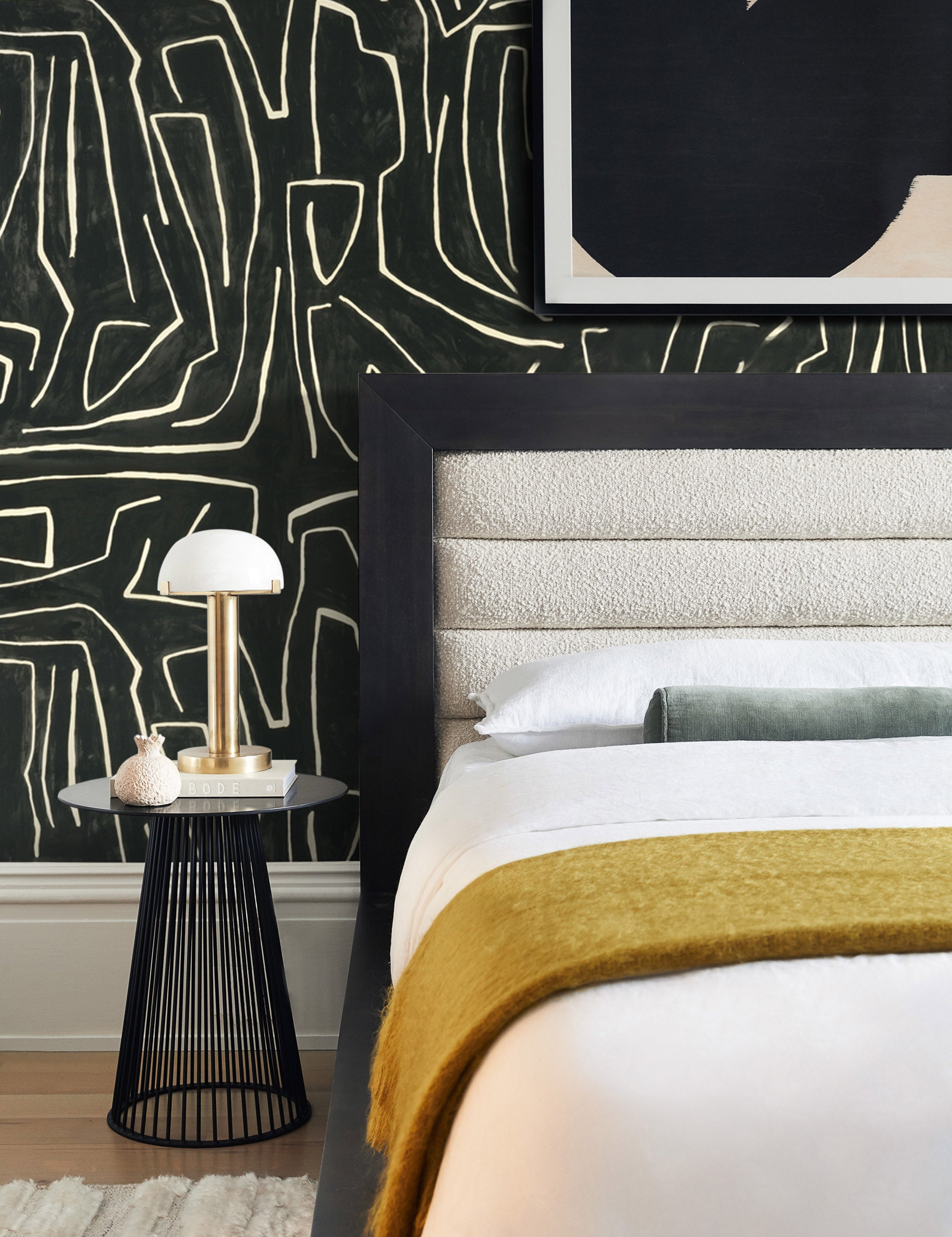 Graffito Wallpaper by Kelly Wearstler - Premium Designer Wall Covering for Modern Living Rooms & Bedrooms