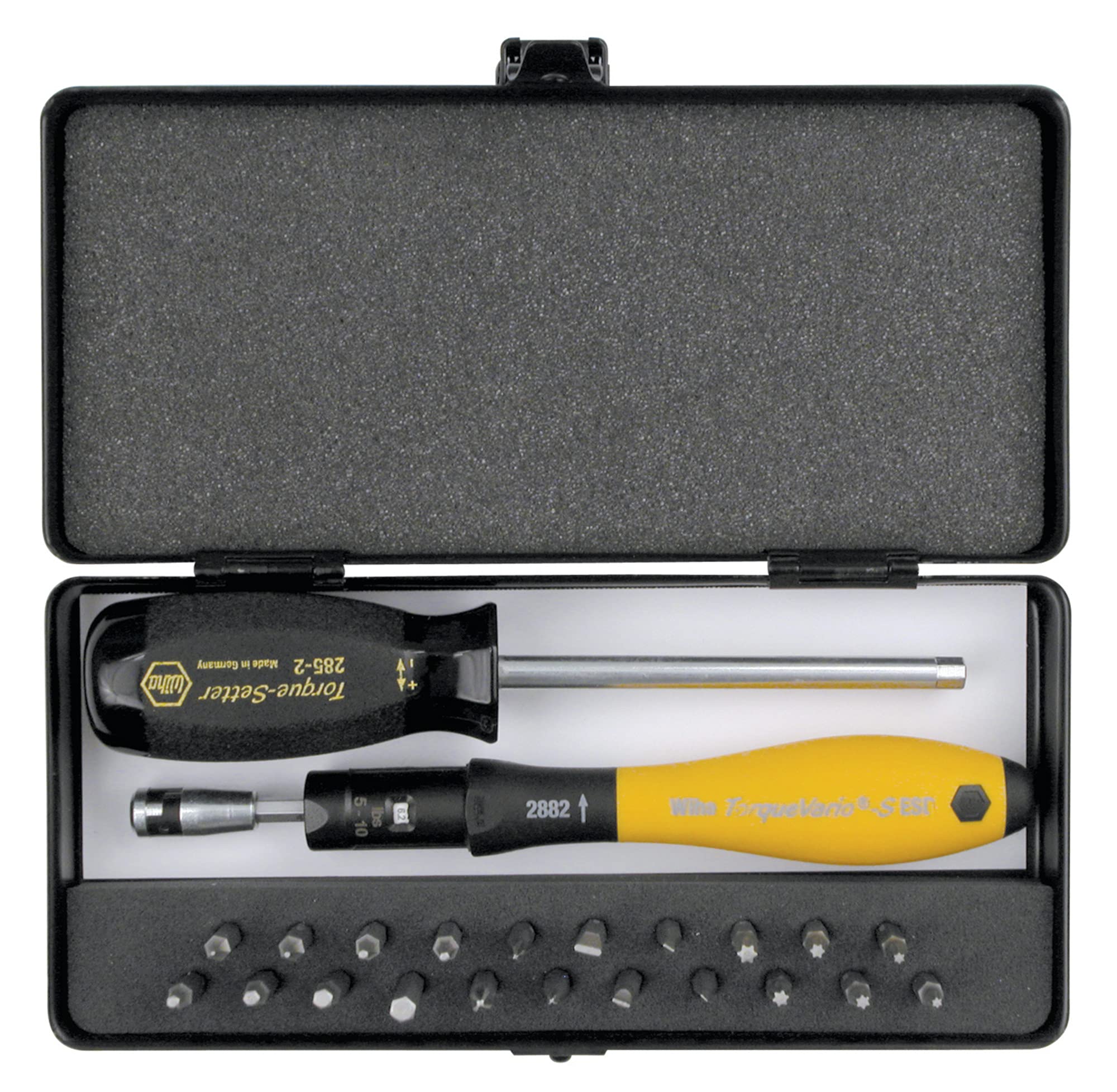 ESD Safe TorqueVario-S Micro Bit Set - 24 Piece Precision Screwdriver Kit for Electronics Repair, Smartphone & Laptop Maintenance | Anti-Static Tools for Circuit Boards, PC Builds & DIY Projects