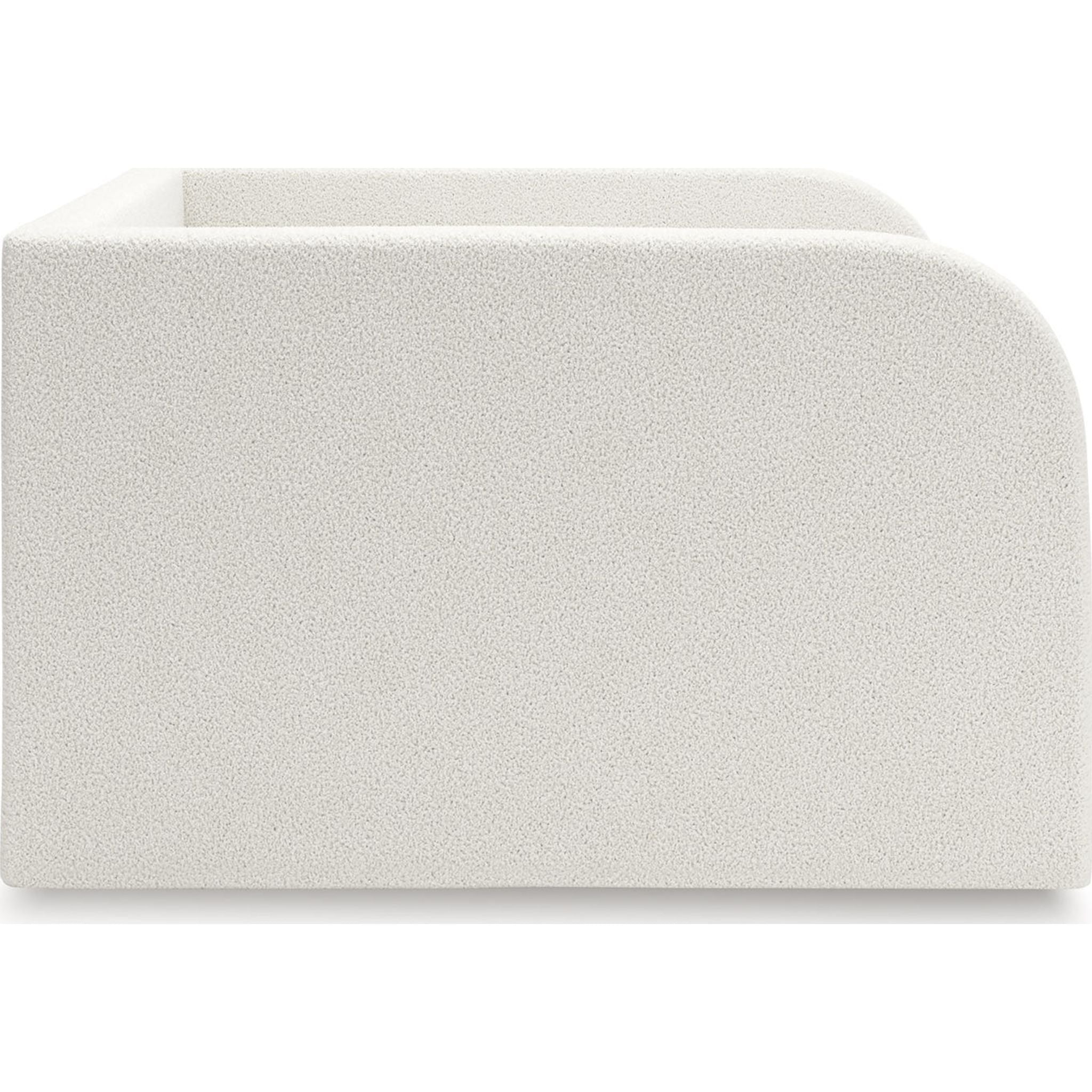 Arloster Daybed in Tan/White - Modern Sofa Bed for Living Room, Guest Room & Small Spaces