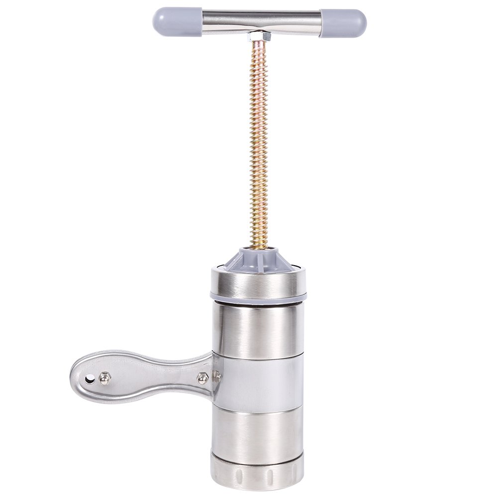 Pomya Stainless Steel Manual Pasta Maker Machine - Portable Hand Operated Noodle Press for Homemade Pasta, Dumplings & Juicing - Perfect for Home Kitchen & Restaurant Use