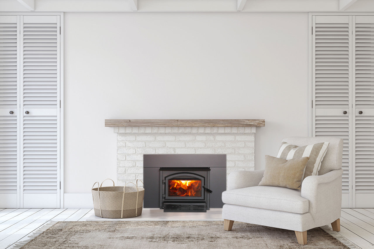 Empire Stove Archway 2300 Wood Burning Fireplace Insert - High Efficiency Heating for Homes & Cabins - Perfect for Cozy Winter Nights & Rustic Ambience (Model WB23IN)