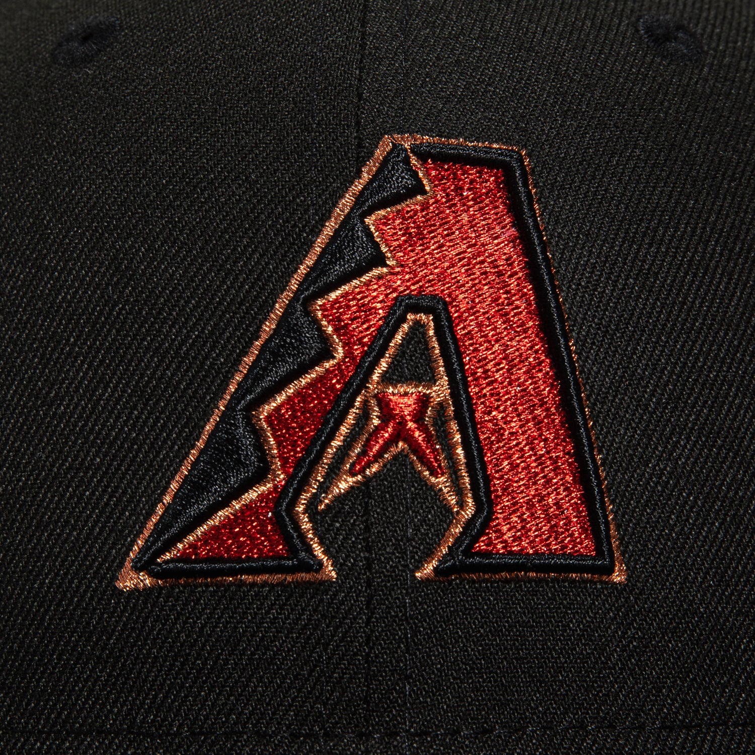 New Era 59Fifty Arizona Diamondbacks Inaugural Patch Snapback Hat - Black, Red & Metallic Copper - Official MLB Baseball Cap for Men & Women - Perfect for Games, Fan Gear & Streetwear Fashion