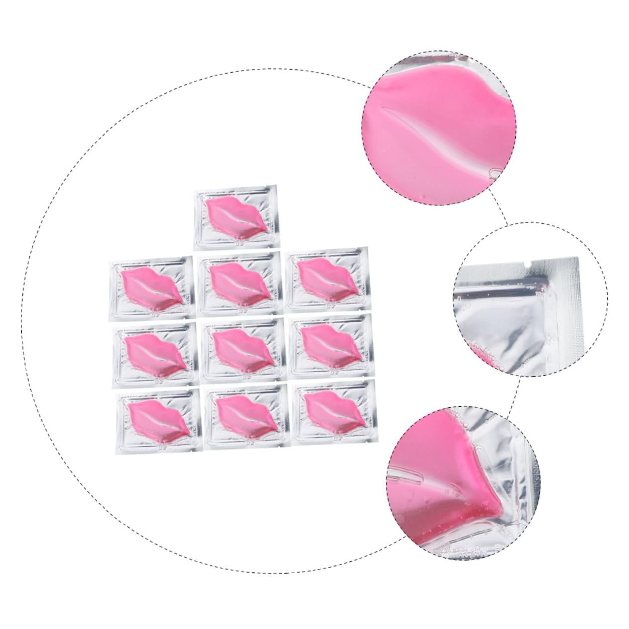 15Pcs Collagen Lip Mask Set - Hydrating & Anti-Wrinkle Lip Care Pads for Soft, Plump Lips - Perfect for Night Care, Dry Lips Treatment and Beauty Routine