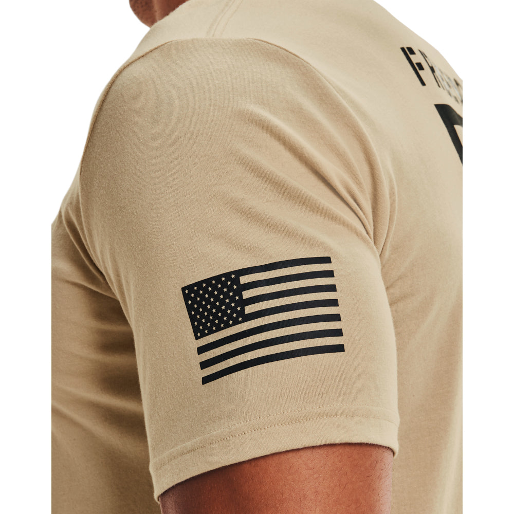 Men's Under Armour Freedom Flag Graphic T-Shirt - Patriotic Workout & Casual Wear for Gym, Running & Everyday Comfort
